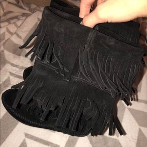 Fall Black Boots, GREAT condition!